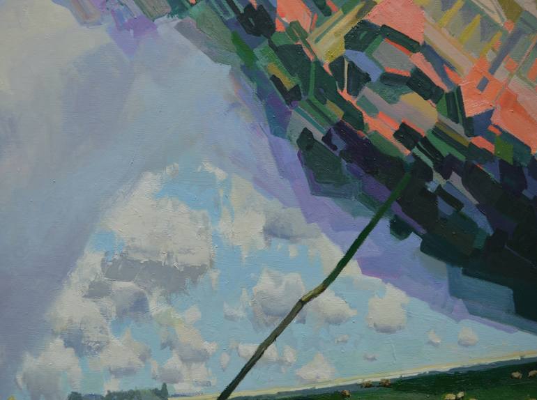 Original Impressionism Fantasy Painting by Vytautas Laisonas