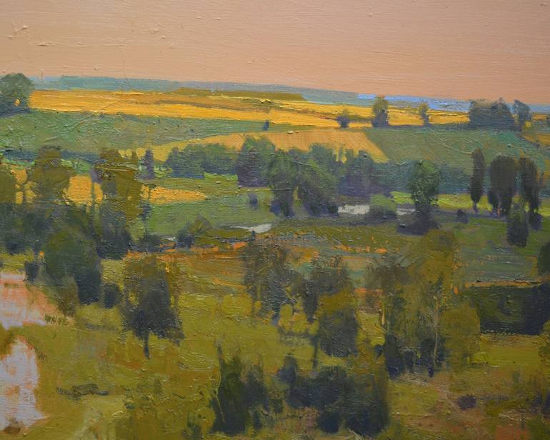 Original Landscape Painting by Vytautas Laisonas