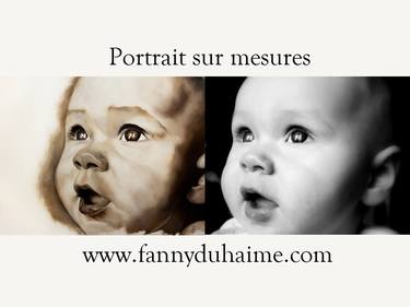 custom oil portrait / portrait a l'huile sur mesures thumb