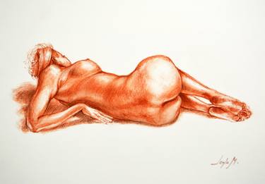 Print of Figurative Body Drawings by Leyla Aysel Munteanu