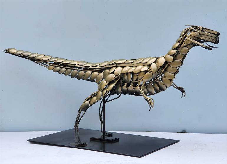 Original Expressionism Animal Sculpture by Joseph Ayavoro