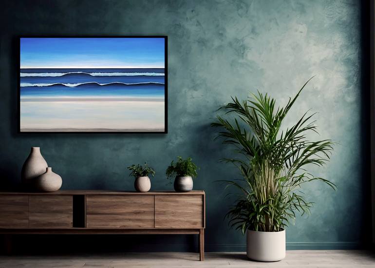 Original Figurative Seascape Painting by Aldo Guru