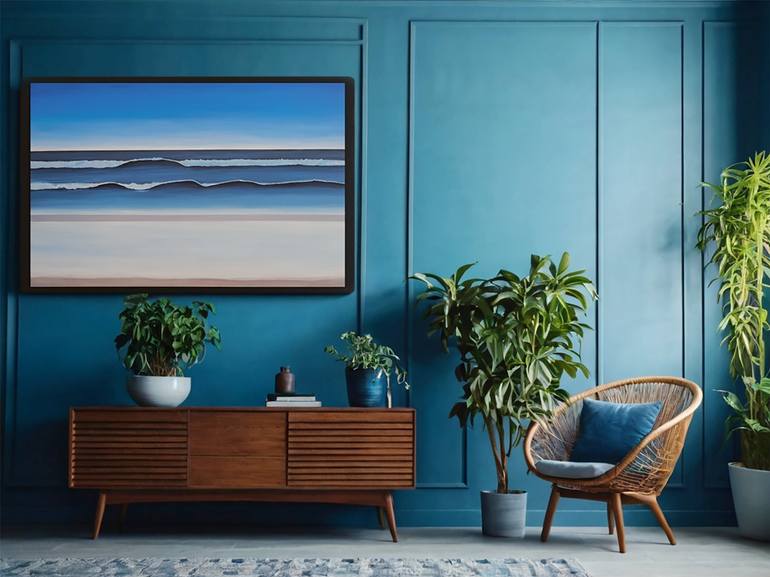 Original Figurative Seascape Painting by Aldo Guru