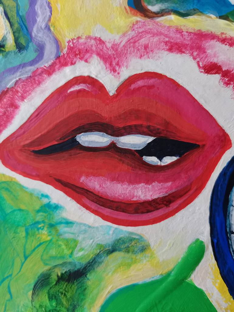 Original Contemporary Erotic Painting by Aldo Guru