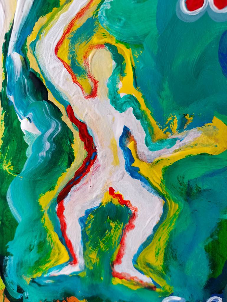 Original Contemporary Erotic Painting by Aldo Guru