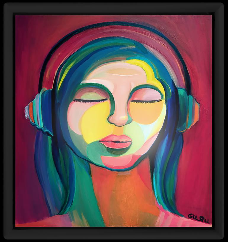 Original Fauvism Music Painting by Aldo Yi