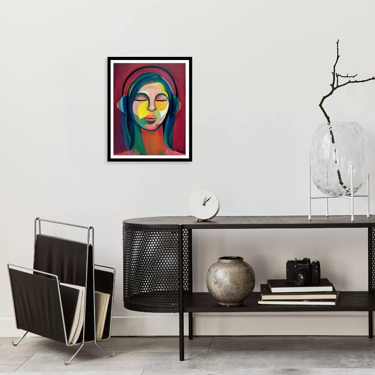 Original Fauvism Music Painting by Aldo Yi