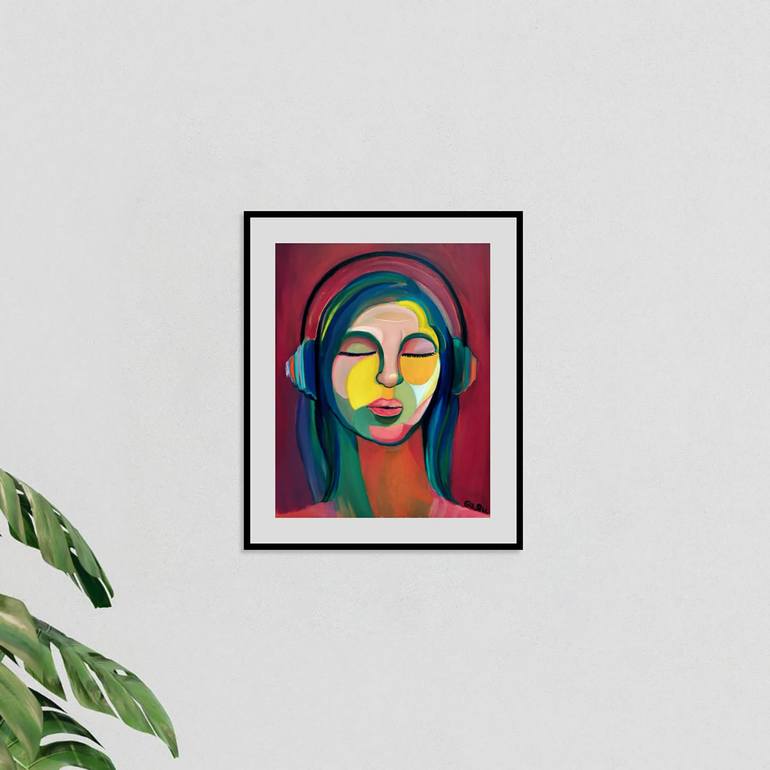 Original Fauvism Music Painting by Aldo Yi