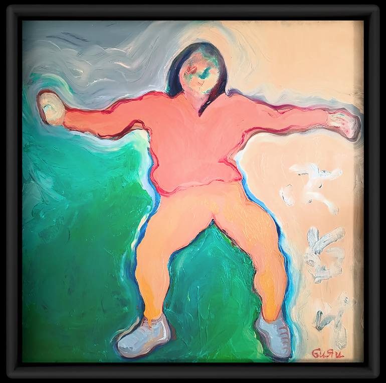 Original Contemporary Women Painting by Aldo Guru