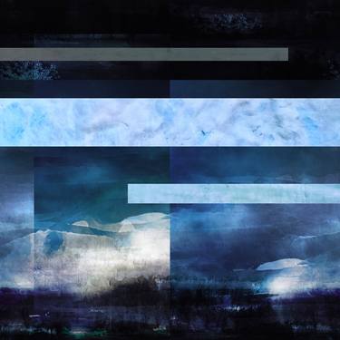 Original Abstract Landscape Digital by Anne Dillon