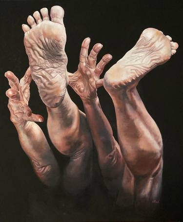 Print of Figurative Body Paintings by Louise Bird