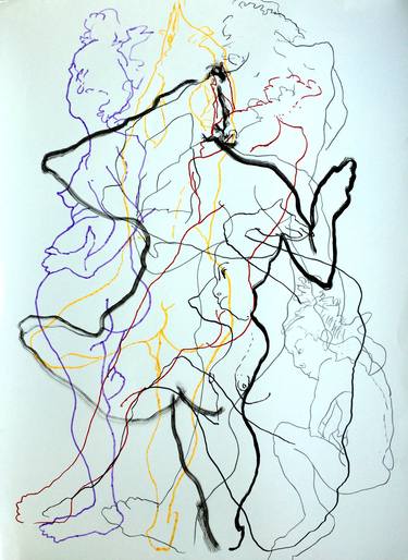 Print of Figurative Body Drawings by avi rosen