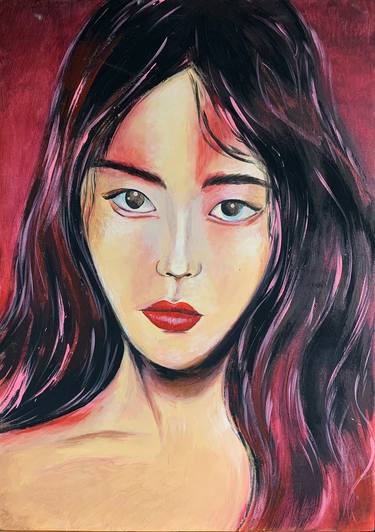 Original Fine Art People Paintings by Anastasia Nensy Fridman