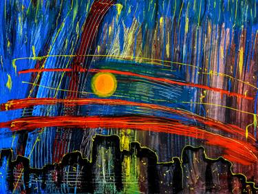 Original Abstract Expressionism Aerial Paintings by Igor Matvienko