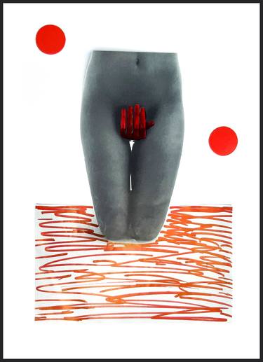 Original Fine Art Nude Collage by Igor Matvienko