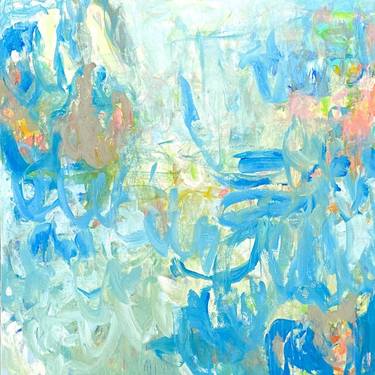 Original Abstract Expressionism Abstract Paintings by Elizabeth Bernheisel