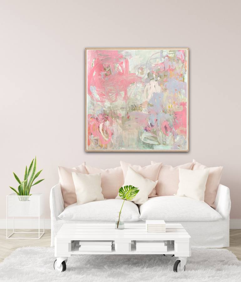 Original Abstract Expressionism Abstract Painting by Elizabeth Bernheisel