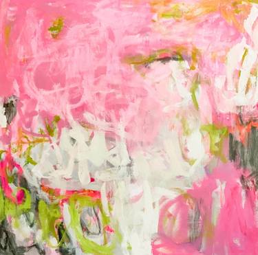 Original Abstract Expressionism Abstract Paintings by Elizabeth Bernheisel