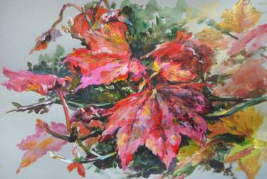 Print of Abstract Botanic Paintings by Anastasia Zabrodina