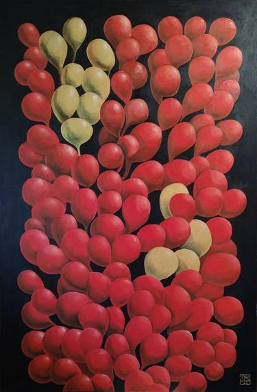 Original Conceptual Abstract Painting by Severyn Savchuk
