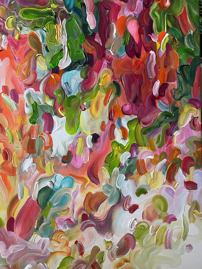 Original Abstract Expressionism Abstract Painting by Tatiana Georgieva