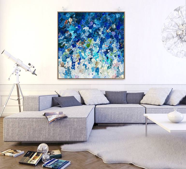 Original Abstract Expressionism Abstract Painting by Tatiana Georgieva