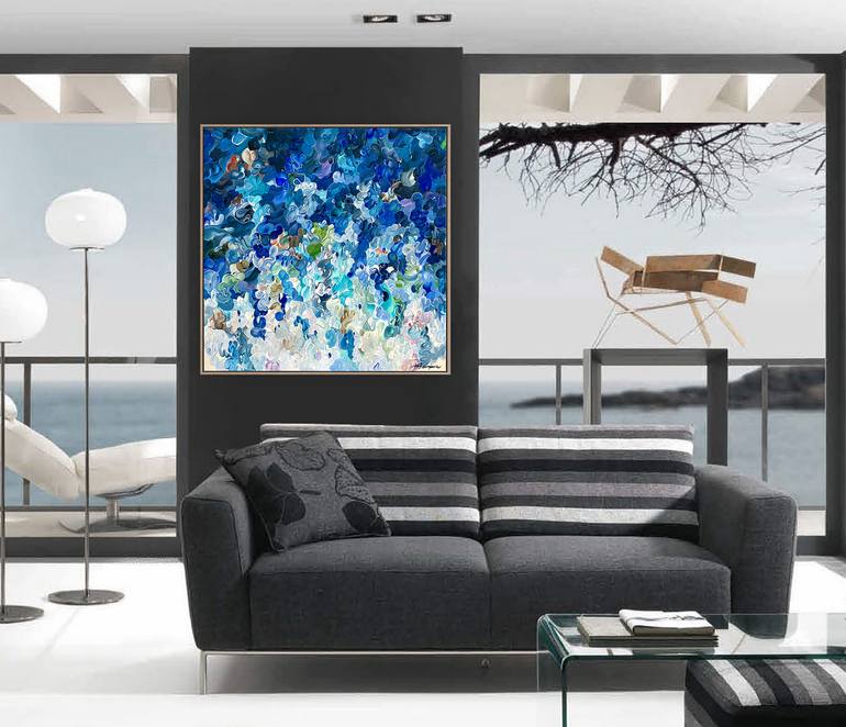 Original Abstract Expressionism Abstract Painting by Tatiana Georgieva