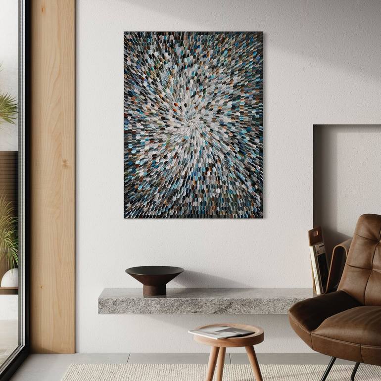 Original Abstract Expressionism Abstract Painting by Tatiana Georgieva