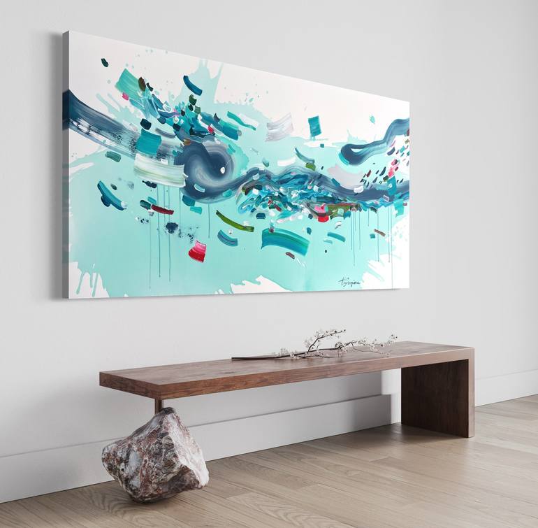 Original Contemporary Abstract Painting by Tatiana Georgieva