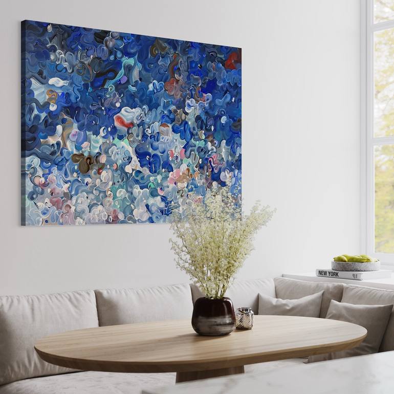 Original Abstract Expressionism Abstract Painting by Tatiana Georgieva