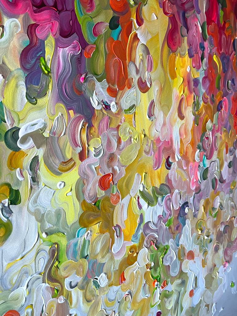 Original Abstract Expressionism Abstract Painting by Tatiana Georgieva