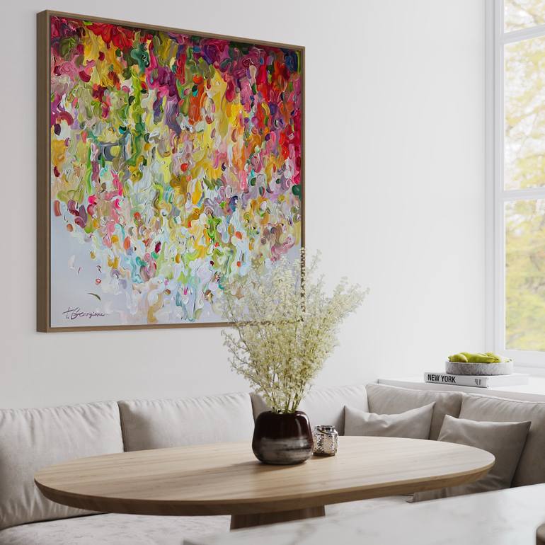 Original Abstract Expressionism Abstract Painting by Tatiana Georgieva