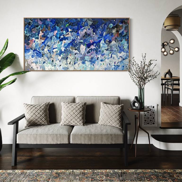 Original Abstract Expressionism Abstract Painting by Tatiana Georgieva