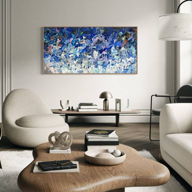 Original Abstract Expressionism Abstract Painting by Tatiana Georgieva