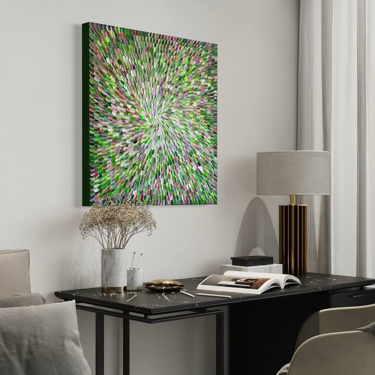 Original Abstract Expressionism Abstract Painting by Tatiana Georgieva