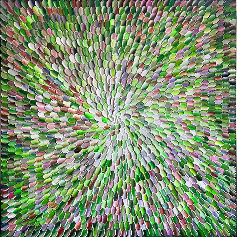 Original Abstract Expressionism Abstract Painting by Tatiana Georgieva