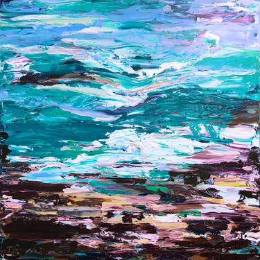 Print of Abstract Expressionism Beach Paintings by Tatiana Georgieva