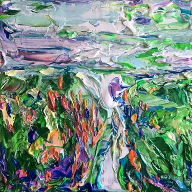 Original Abstract Expressionism Landscape Paintings by Tatiana Georgieva