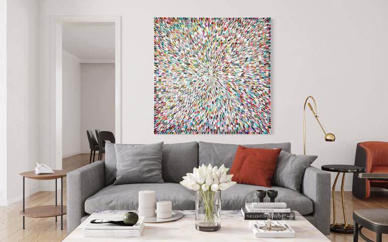 Original Abstract Expressionism Abstract Painting by Tatiana Georgieva