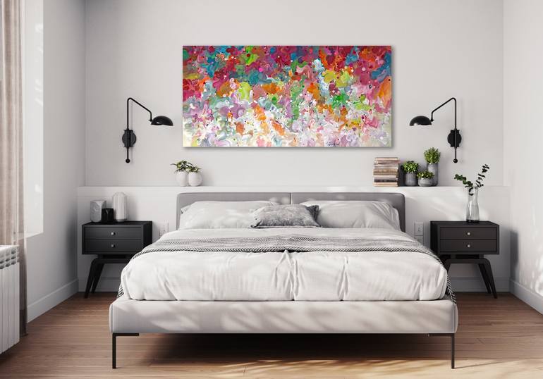 Original Abstract Expressionism Abstract Painting by Tatiana Georgieva