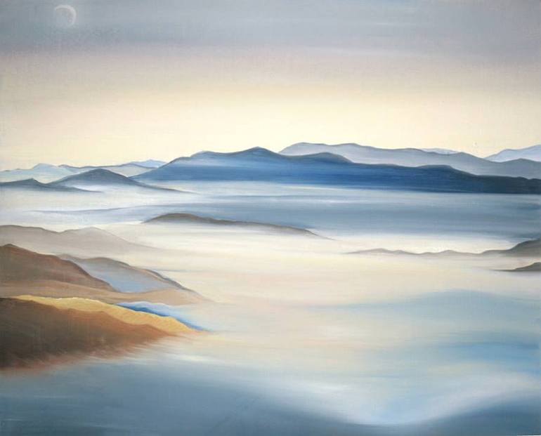 Cloud sea Painting by Olga Ozerova