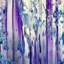 Modern abstract  acrylic painting on 24" x 30" x1.5 ". I created this piece by adding layer after layer of beautiful purples and white until I was completely  happy with the outcome . Artwork comes signed  and numbered on  the back of painting. Artwork is gloss varnished , and ready to hang.