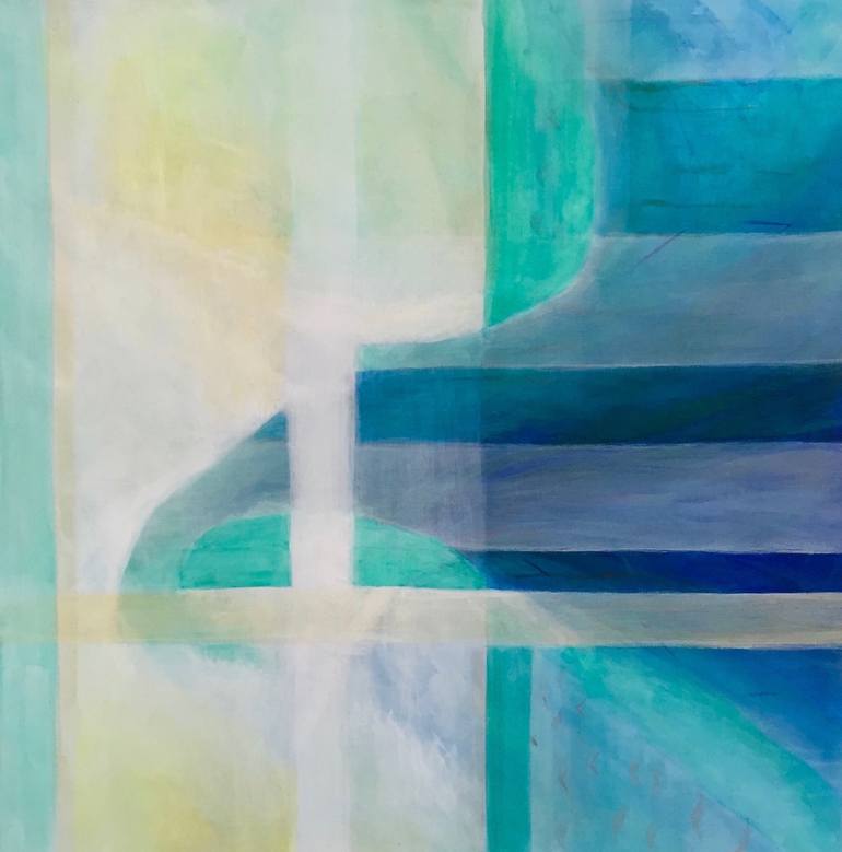 Waterlines Painting by Suzanne Pemberton | Saatchi Art