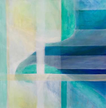 Print of Abstract Water Paintings by Suzanne Pemberton