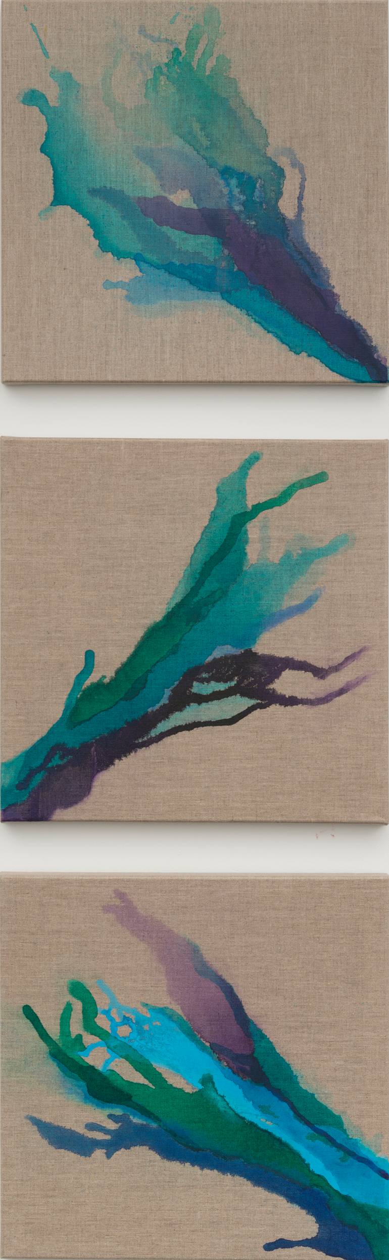 Original Abstract Water Painting by Suzanne Pemberton