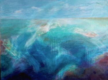 Original Abstract Seascape Paintings by Suzanne Pemberton