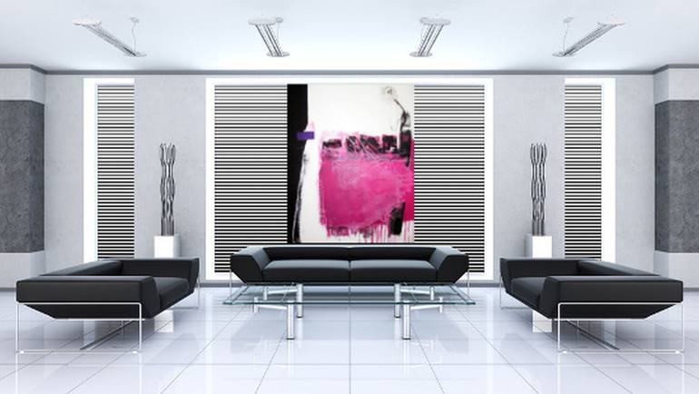Original Abstract Expressionism Abstract Painting by Christa Hartmann