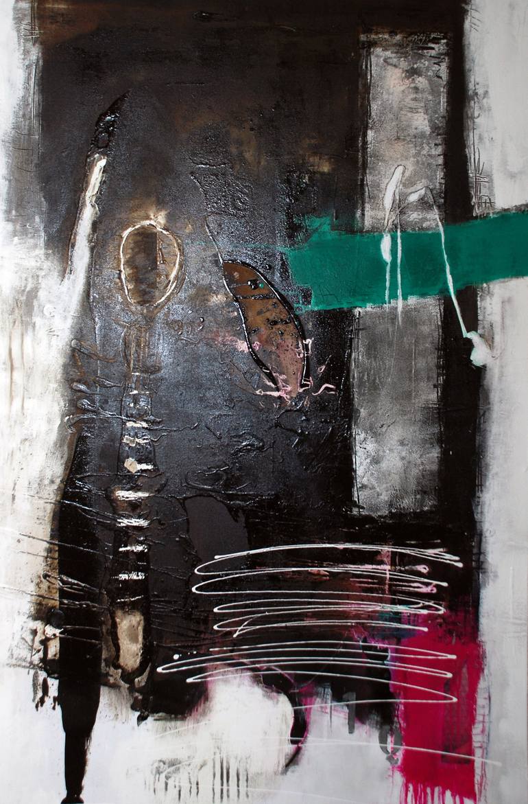 HIC ET NUNC HERE AND NOW II Painting by Christa Hartmann