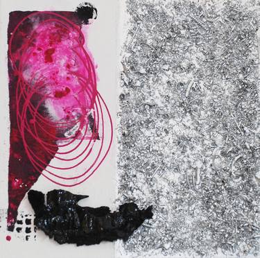 Original Abstract Collage by Christa Hartmann