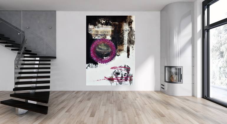 Original Abstract Expressionism Abstract Painting by Christa Hartmann